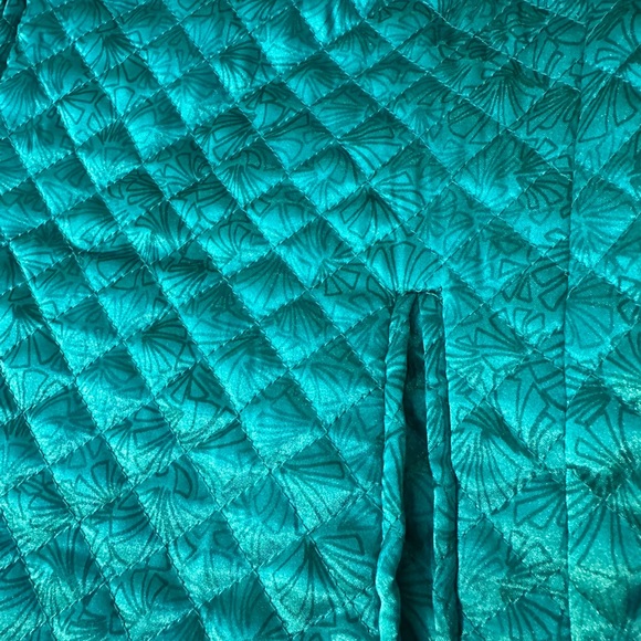 C.L.O.T.H.E.S green zipper pockets quilted jacket in green Large - Picture 8 of 16